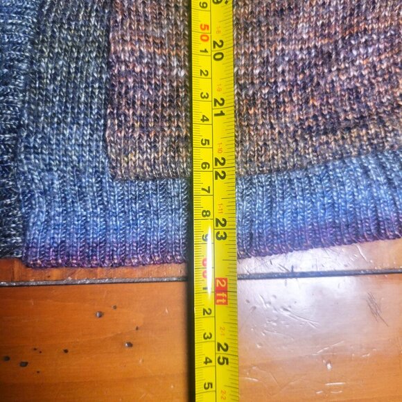 American Rag Cie Ultra Soft Multicolored Open-Front Long Sleeve Cardigan - Sz S - Picture 10 of 11